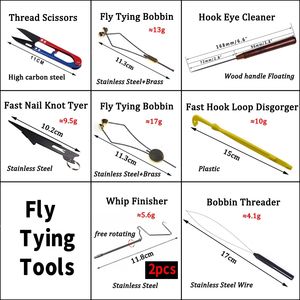 フライタイイング ツール ロータリー フライタイイングバイス ステンレススチール製 ウィップフィニッシャー ボビンホルダー ニンフ ミッジ ストリーマー向け - Product Image 2