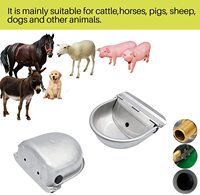 Nouvelle gamelle d'eau automatique pour animaux Weinier avec valve flottante en acier inoxydable 304, garantie 1 an