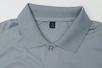Chemise de golf pour homme à manches courtes 100% polyester respirant et compressé, personnalisable avec logo brodé OEM