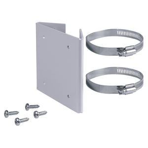 Support de fixation de poteau de conteneur 10,3x8x10,4 cm avec vis et pinces pour l'installation de conduites - Product Image 1