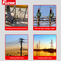 FUZRR ES9080 Electroscopio de Alto Voltaje sin Contacto Dispositivo de Prueba de Electricidad Detector de Alta Tensión