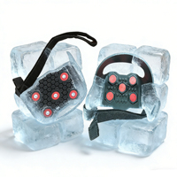 Couvre-chaussures antidérapants pour l'extérieur en hiver, crampons de traction, poignées antidérapantes, conception personnalisée