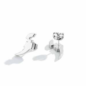 Crown Bone Earrings S925 Silver Stud Earrings Geometric Dragon Design For Men And Women Everyday Wear - Product Image 3