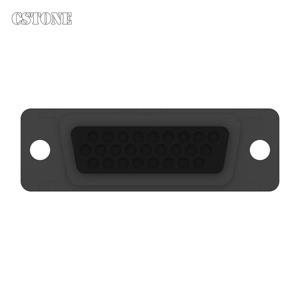 1658682-1 Conector en forma de D de 26 posiciones, receptáculo para cable a cable, montaje en panel, tamaño de carcasa 2, 2.29 mm (0.09 pulgadas) entre líneas centrales, cable S - Product Image 4