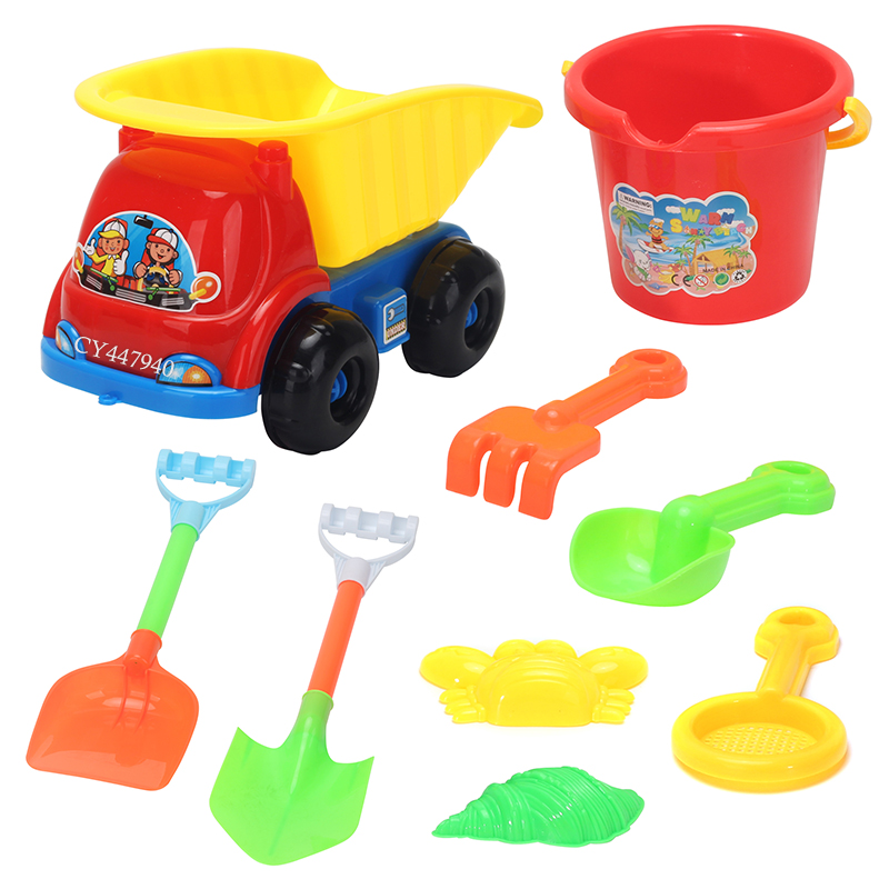 Funny Summer Children Beach Toy and Toy Truck and Beach Sand Toys Beach Yard Game for Kids