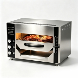 Commercial 600 Degree Infrared Countertop <b>BBQ</b> Steakhouse Oven <b>Smokeless</b> Broiler Steak Beef Oven for Restaurant - Product Image 1