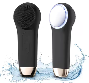 Водонепроницаемая перезаряжаемая щетка для очищения лица для мужчин и женщин, очиститель пор, скрабер для лица, эксфолиатор, массажер, электрический скраббер для лица - Product Image 1