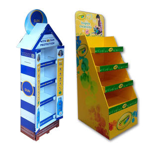 Özel Süpermarket Perakende Kağıt Teşhir Rafları Karton Teşhir Rafları Katlanabilir Teşhir Standı - Product Image 2