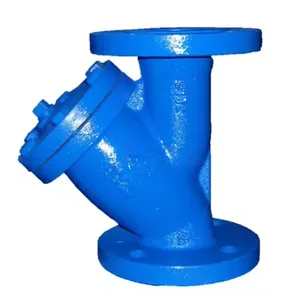 Filtro de ferro dúctil PN16 DN65mm 2.5in, flange y filtro, sistema de tratamento de água para tubulações industriais