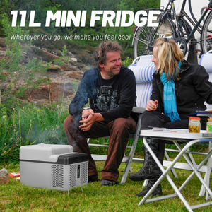 Compresseur <span class=keywords><strong>L</strong></span> <span class=keywords><strong>G</strong></span> Mini Rétro Réfrigérateur Écran LCD Contrôle Tactile Mini Réfrigérateur Alpicool C12 Plusieurs Couleurs 11.1l Noir 24 OEM/ODM 45W - Product Image 3