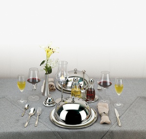 طقم تقديم شاي زجاجي فاخر للاستخدام التجاري مع قاعدة تسخين من الفولاذ المقاوم للصدأ وأوعية للتوابل للفنادق فئة 5 نجوم - Product Image 6