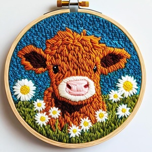 Kits d'aiguilles de poinçon de niveau <span class=keywords><strong>débutant</strong></span> pour adultes avec des motifs d'animaux mignons pour les cadeaux de décoration de la maison avec des compétences brodées - Product Image 1