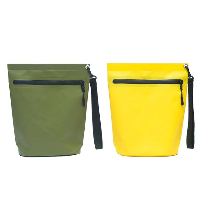 Water-resistant Zipper Storage Gear Bag Waterterproof Zipper Pouch for Outdoor Beach Pool Fishing Dirty Clothes Wet Swimsuits