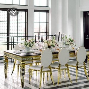 <span class=keywords><strong>Restaurante</strong></span> comedor muebles de cristal de lujo mesa de comedor y silla conjunto con 12 plazas - Product Image 4