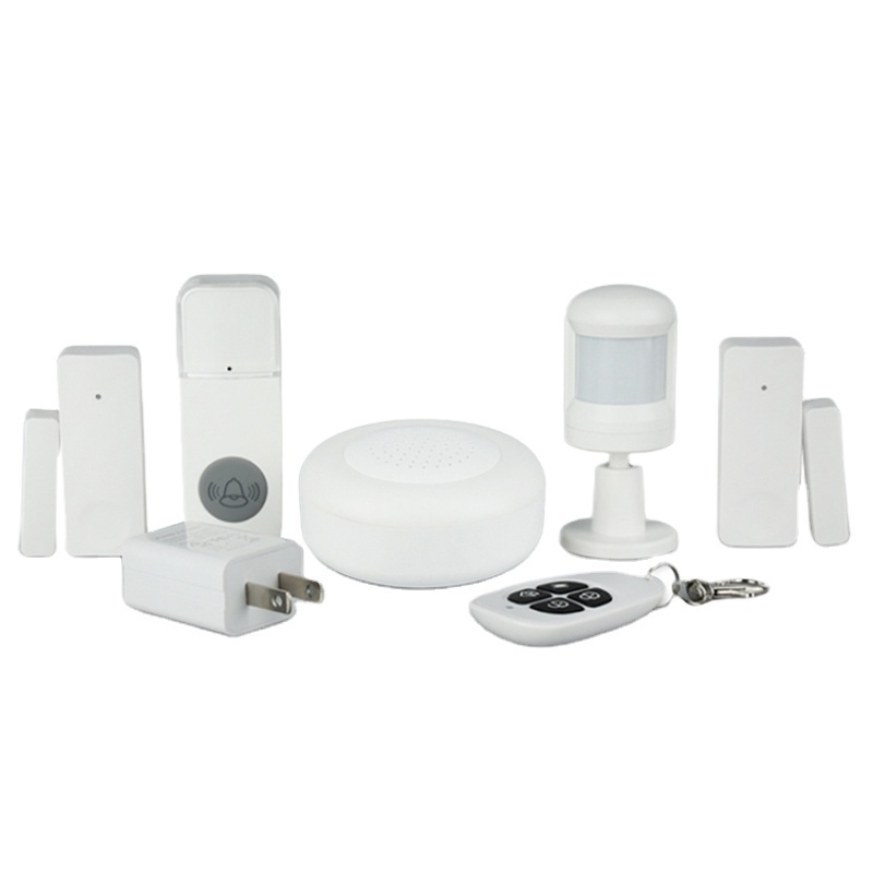 2025 Tuya Wireless Cctv Security for Home Burglar Security PIR Remote Controlled WiFi Alarm Wireless Camera Security Kit