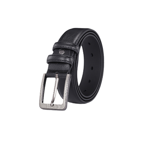 Ceinture en cuir véritable pour hommes avec boucle ardillon - Product Image 2