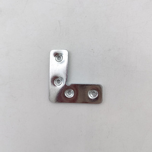Support d'angle en aluminium 45x16mm en forme de L pour étagère, connecteur de quincaillerie pour vitrine, porte, fenêtre - Product Image 2