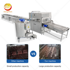 Orme Bánh sô cô la enrober Máy Wafer enrobe <span class=keywords><strong>Ice</strong></span> <span class=keywords><strong>Cream</strong></span> Bar sô cô la lớp phủ dòng giá - Product Image 4