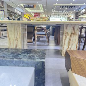 للبيع بالجملة حجر طبيعي فاخر مخصص مع أقدام حجرية رخام فاخر خفيف - Product Image 4