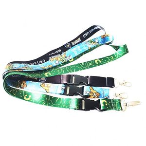 Cordón de poliéster de alta calidad, ecológico, personalizado con logotipo, serigrafiado, para personal de aerolíneas Airbus. - Product Image 3