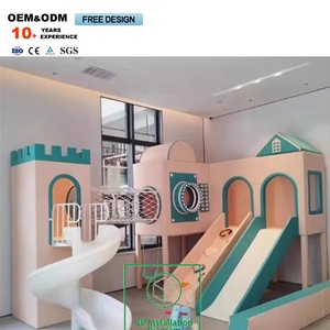 Instalaciones de Juego Interior de Alta Calidad para Niños, Incluye Toboganes y Castillo Inflable - Product Image 1