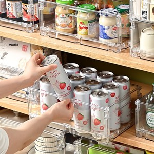 Transparent Modern Minimalist Solid Color Folding <strong>Storage</strong> <strong>Basket</strong> Household Desktop Plastic Stackable Multifunctional <strong>Storage</strong> - Product Image 3