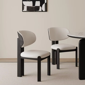 Silla de Comedor Moderna Estilo Lana de <span class=keywords><strong>Cordero</strong></span> VL, Decoración Suave, Madera Minimalista, Forro de Lana - Product Image 2