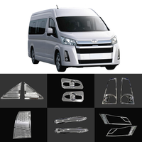 Accessoires automobiles de haute qualité de la marque KQD, kits de couleur chromée complète pour le modèle Toyota Hiace