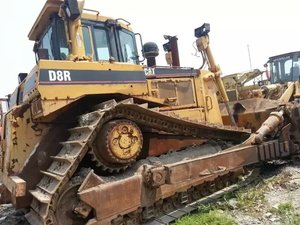 Maquinaria de construcción Caterpillar D8R excavadora de orugas grande usada excavadora de gatos de segunda mano - Product Image 3