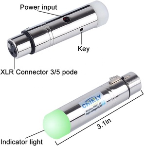 CHINLY SR5503 DMX512 3-pin Male DMX <strong>DJ</strong> Wireless <strong>1</strong> Receiver LED Lighting <strong>Control</strong> for Stage Par Party Light - Product Image 3