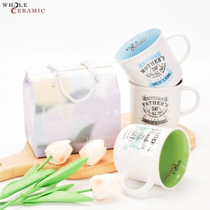Tazas de Cerámica Personalizadas al por Mayor para el Día de la Madre y el Día <span class=keywords><strong>del</strong></span> <span class=keywords><strong>Padre</strong></span>, para Agua, Café o Té, en Varias Formas y Diseños para el Día de los Padres - Product Image 1