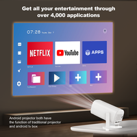 Nouveauté P30 720p Supporte 4k Android11 Projecteur WiFi6 Home Cinema Projecteur Portable 150ANSI Proyector 4k