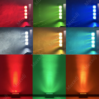 Projecteur LED Pixel sans fil DMX étanche IP, 4x20W, alimenté par batterie, avec contrôle via application Wi-Fi, pour DJ et mariages