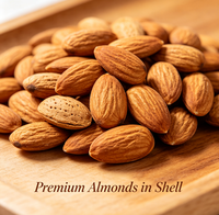 Almendras Secas Naturales, Saludables y Enteras, Listas para Comer, Sin Aditivos Alimentarios, Buenas para la Vista, Envasadas al Vacío, 1000g, Snack