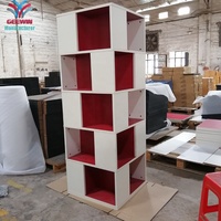 Armoire de présentation de vêtements pour librairie, présentoir de t-shirts, bibliothèque