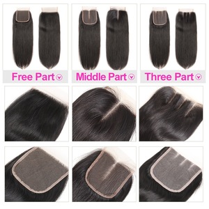 Cheveux 100% Remy Péruviens HD Super Double Drawn Lisses Naturels 4x4 Pouces Long Front SDD pour Lace Transparente Cheveux Humains pour Femmes - Product Image 2