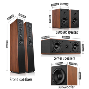 Bộ Khuếch Đại 1600 Công Suất Cao Bộ Hệ Thống Rạp Hát Tại Nhà HD Loa Kết Hợp Phòng Khách Gia Đình Bộ Đầy Đủ Âm Thanh Vòm KTV 3D - Product Image 5
