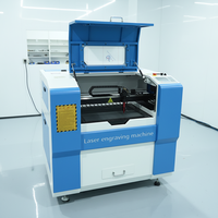 Machine de gravure laser - Type 6040 pour découpe laser au dioxyde de carbone de tissus, feutres, cuir, acrylique, bois, contreplaqué, MDF, papier, DST