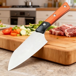 Couteau de chef MT Ultra Sharp à haute dureté, durable, avec manche intégral, acier D2, lame de 4,17 pouces, ambidextre, manche en fibre G10 et aluminium - Product Image 2