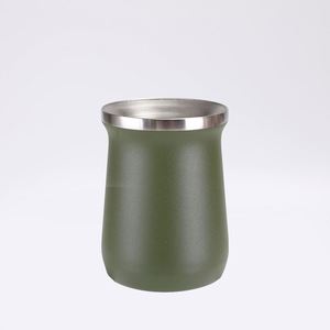 Vaso de Viaje de Acero Inoxidable 304 de 8oz, Taza con Aislamiento al Vacío de Doble Pared y Diseño Martillado - Product Image 5
