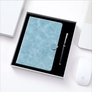 Cá nhân bán buôn PU da A5 máy tính xách tay chương trình nghị sự kế hoạch nổi bìa cứng Tạp Chí Nhật Ký máy tính xách tay với logo - Product Image 1