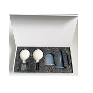 Beauty miglior prezzo Set di cinque pezzi in Silicone viso strumento di massaggio coppettazione del viso - Product Image 4