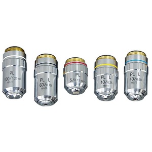 Mikroskop jarak jauh, lensa objektif rencana mikroskop objek akromatik untuk mikroskop metalurgi - Product Image 2