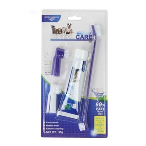 Kit de Soins Bucco-Dentaires pour Animaux à Poils Doux Saveur Vanille – Réduit la Mauvaise Haleine – Nettoyage à 360 Degrés – <span class=keywords><strong>Dentifrice</strong></span> pour Chiens – Offre Spéciale - Product Image 3