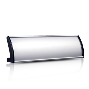 Targhetta <span class=keywords><strong>per</strong></span> tavolo/porta da <span class=keywords><strong>ufficio</strong></span>, in alluminio, supporto <span class=keywords><strong>per</strong></span> targhetta in metallo <span class=keywords><strong>per</strong></span> porta curva - Product Image 2
