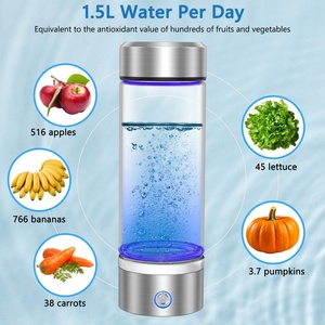 Générateur d'eau ionisée portable pour améliorer la santé avec technologie SPE PEM, générateur de bouteille d'eau hydrogénée - Product Image 3