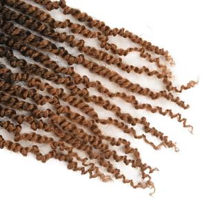 De alta calidad resistentes al calor de fibra al por mayor pasión primavera bomba Twist pelo sintético peluca - Product Image 6