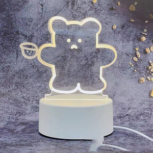 Sáng tạo 3D Acrylic nightlight phim hoạt hình đồng hành Đèn bàn cho bầu không khí phòng ngủ & Lễ Hội sự kiện món quà lưu niệm - Product Image 6