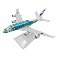 Modèle d'avion en alliage A380 de 16 cm avec logo personnalisable - Fournisseur d'usine Jouet d'aviation