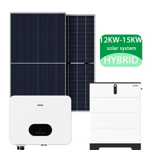 Generator surya 6000W, stasiun Daya Energi Baru sistem surya hibrida portabel dengan Panel 500W gratis pengiriman 200W